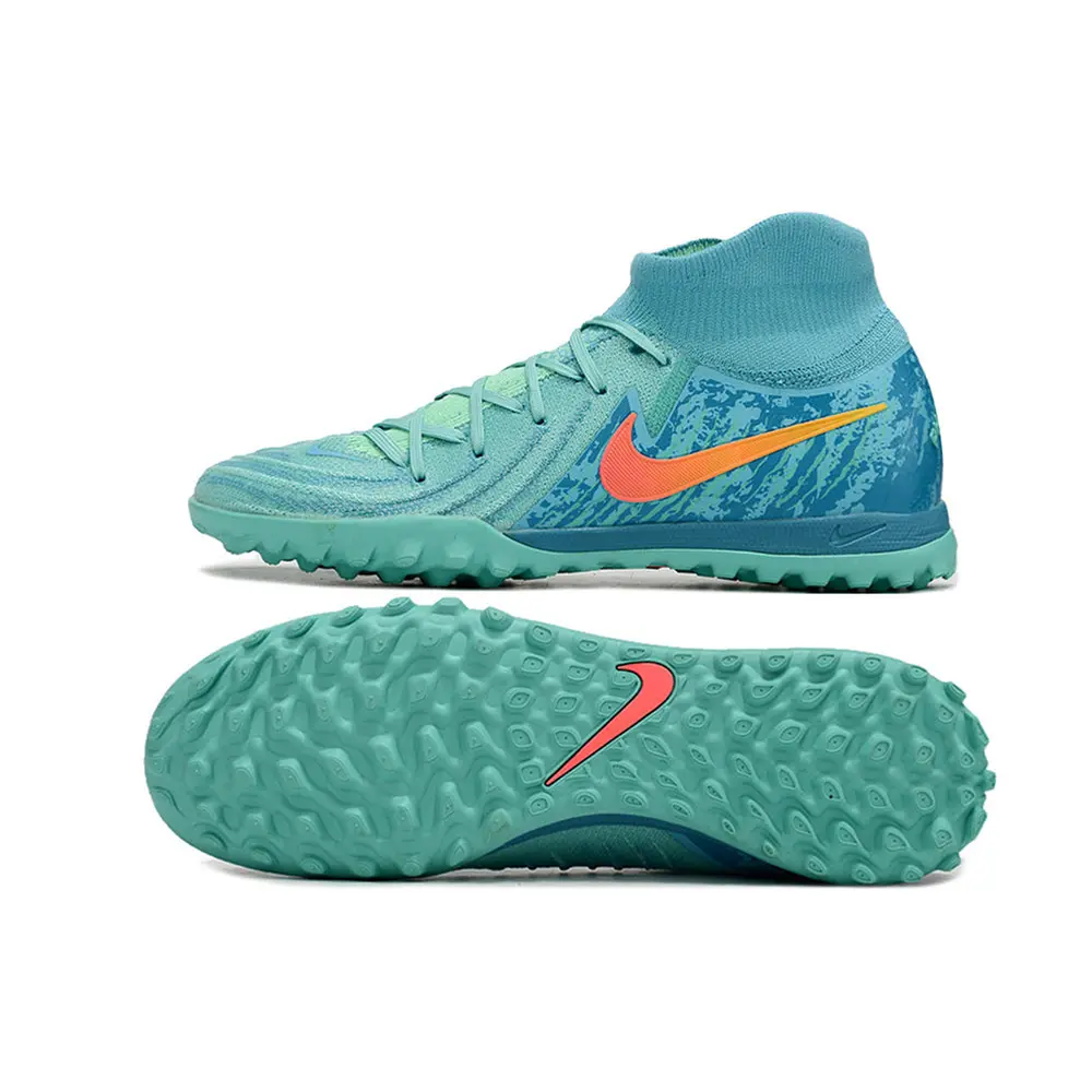 Chuteira Society Nike Infantil | Azul e Verde Elite TF