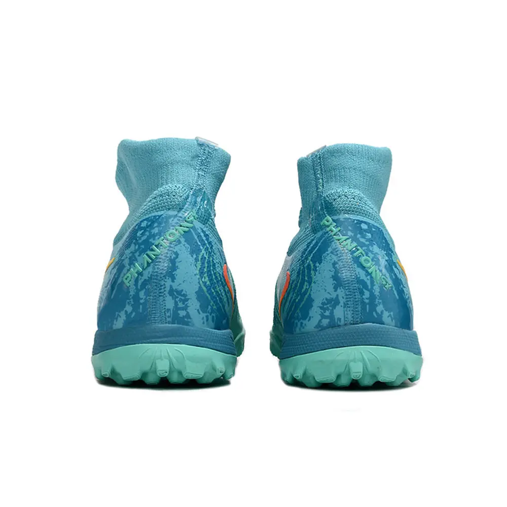 Chuteira Society Nike Infantil | Azul e Verde Elite TF