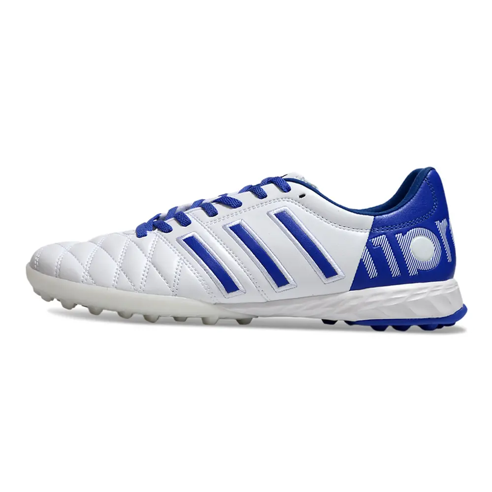 Chuteira Society Adidas AdiPure 11 Pro TF | Branca e Azul