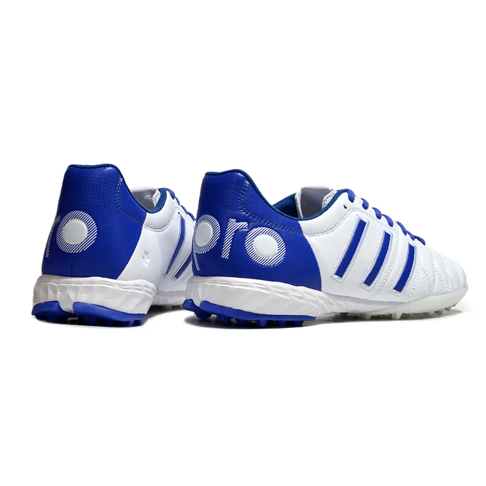 Chuteira Society Adidas AdiPure 11 Pro TF | Branca e Azul