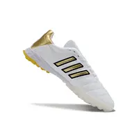 Chuteira Society Adidas AdiPure 11 Pro TF | Branca e Dourada - imagem 2