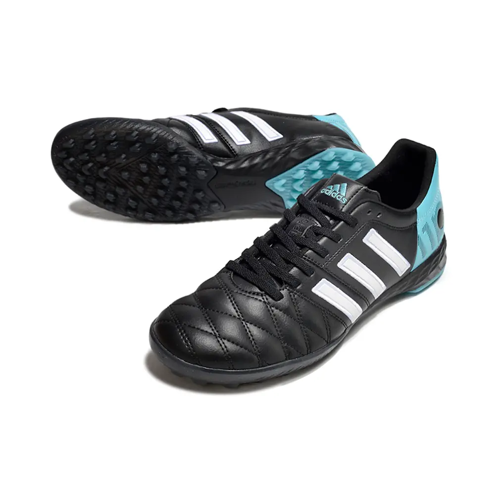 Chuteira Society Adidas AdiPure 11 Pro TF | Preta e Azul