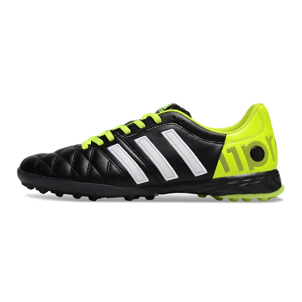Chuteira Society Adidas AdiPure 11 Pro TF | Preta e Verde