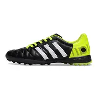 Chuteira Society Adidas AdiPure 11 Pro TF | Preta e Verde - imagem 1