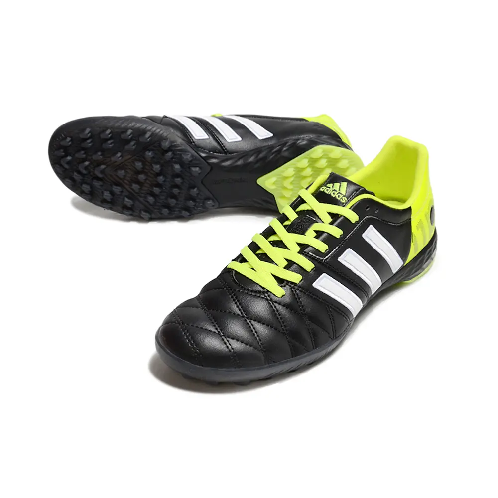 Chuteira Society Adidas AdiPure 11 Pro TF | Preta e Verde