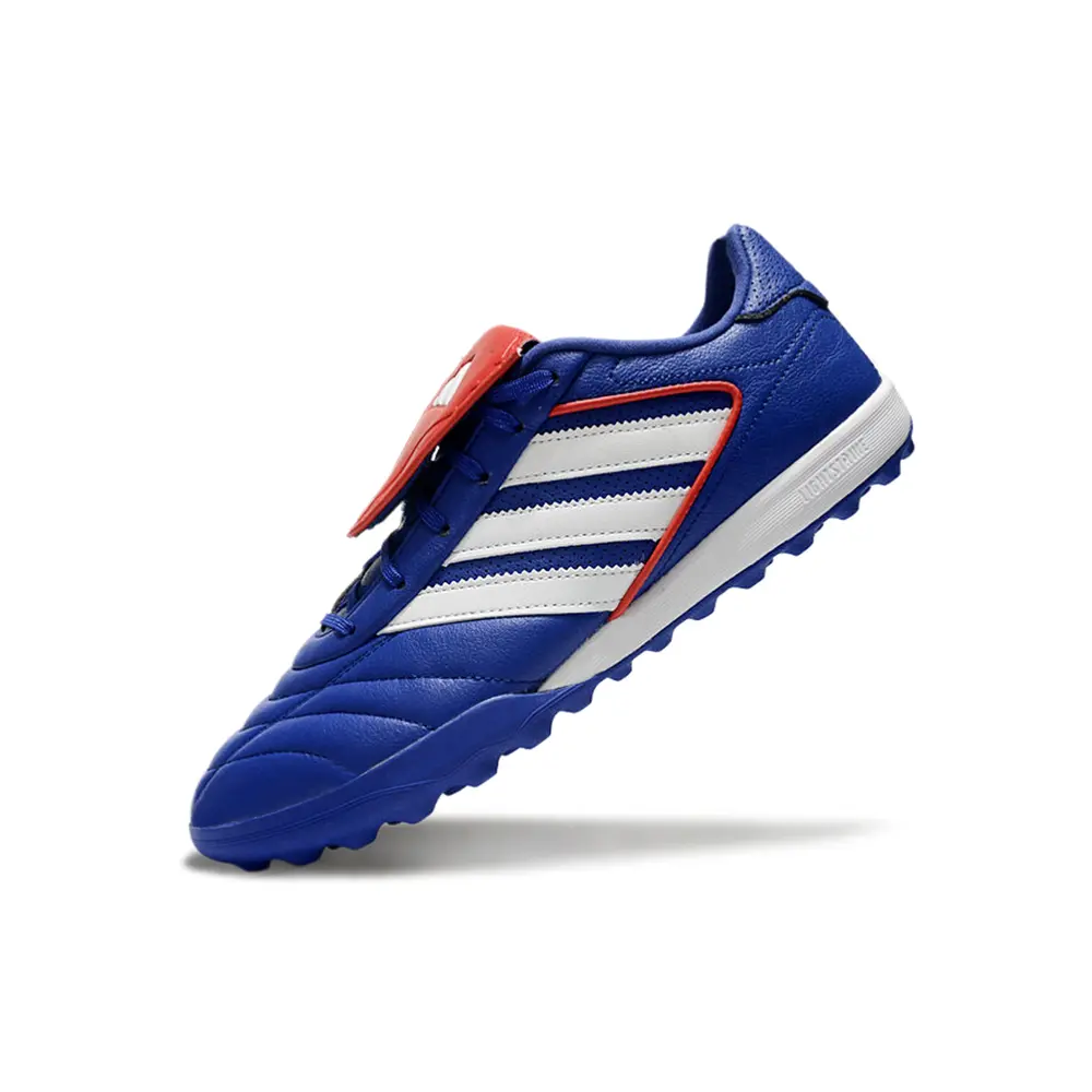 Chuteira Society Adidas Copa Gloro TF | Azul, Branco e Vermelho
