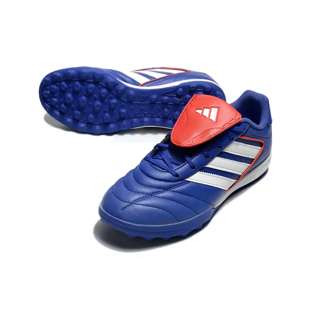 Chuteira Society Adidas Copa Gloro TF | Azul, Branco e Vermelho
