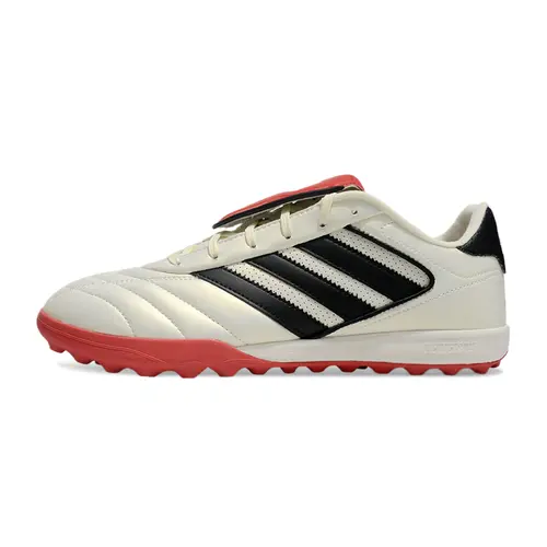 Chuteira Society Adidas Copa Gloro TF Bege, Vermelho e Preto