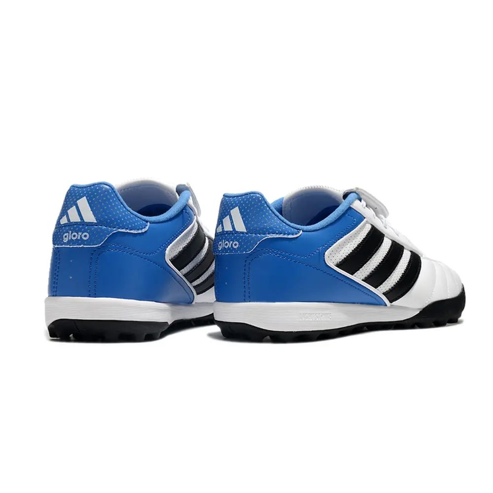 Chuteira Adidas Copa Gloro TF | Branca e Azul
