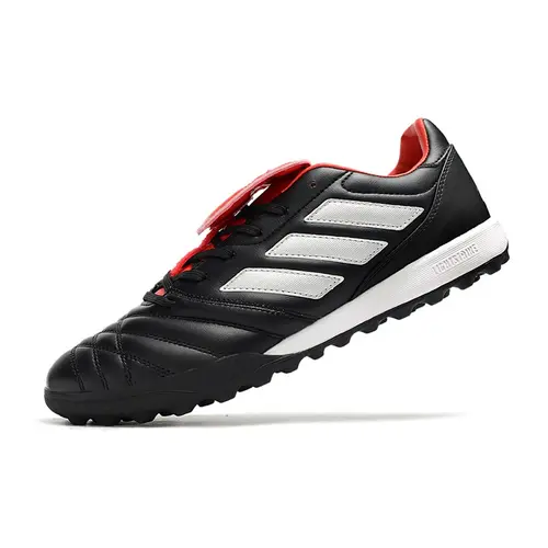 Chuteira Society Adidas Copa Gloro TF Preta, Branca e Vermelha