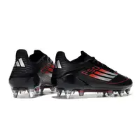 Chuteira Campo Adidas F50 | Ponta de Alumínio Preta e Vermelha - imagem 5