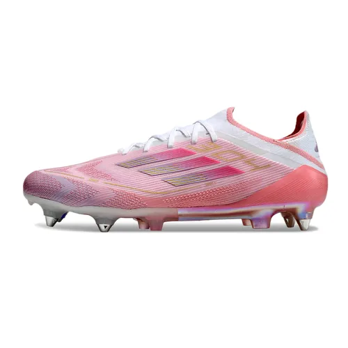 Chuteira Campo Adidas F50 Ponta de Aluminio Rosa 