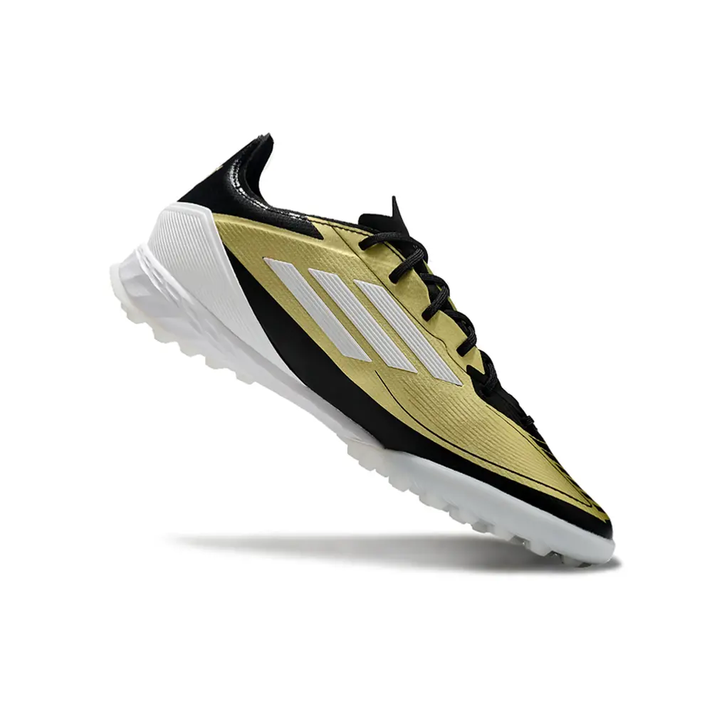 Chuteira Society Adidas F50 TF Dourada | Performance e Estilo