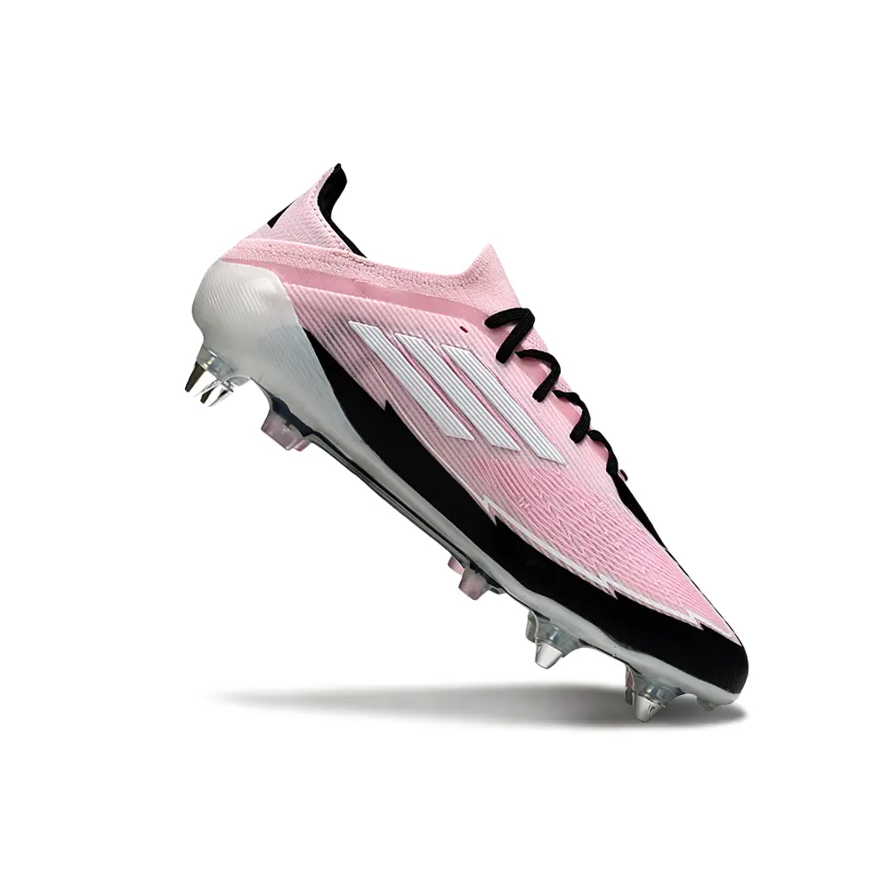 Chuteira Campo Adidas F50 | Ponta de Alumínio Rosa e Preto