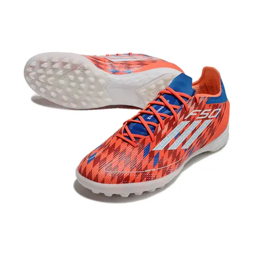 Chuteira Society Adidas F50 TF Vermelha e Azul