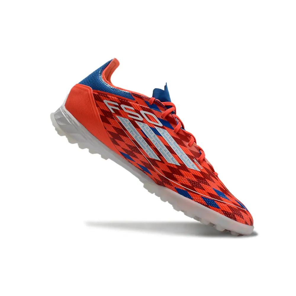 Chuteira Society Adidas F50 TF Vermelha e Azul