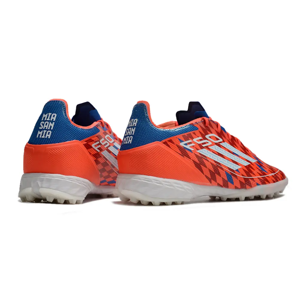 Chuteira Society Adidas F50 TF Vermelha e Azul