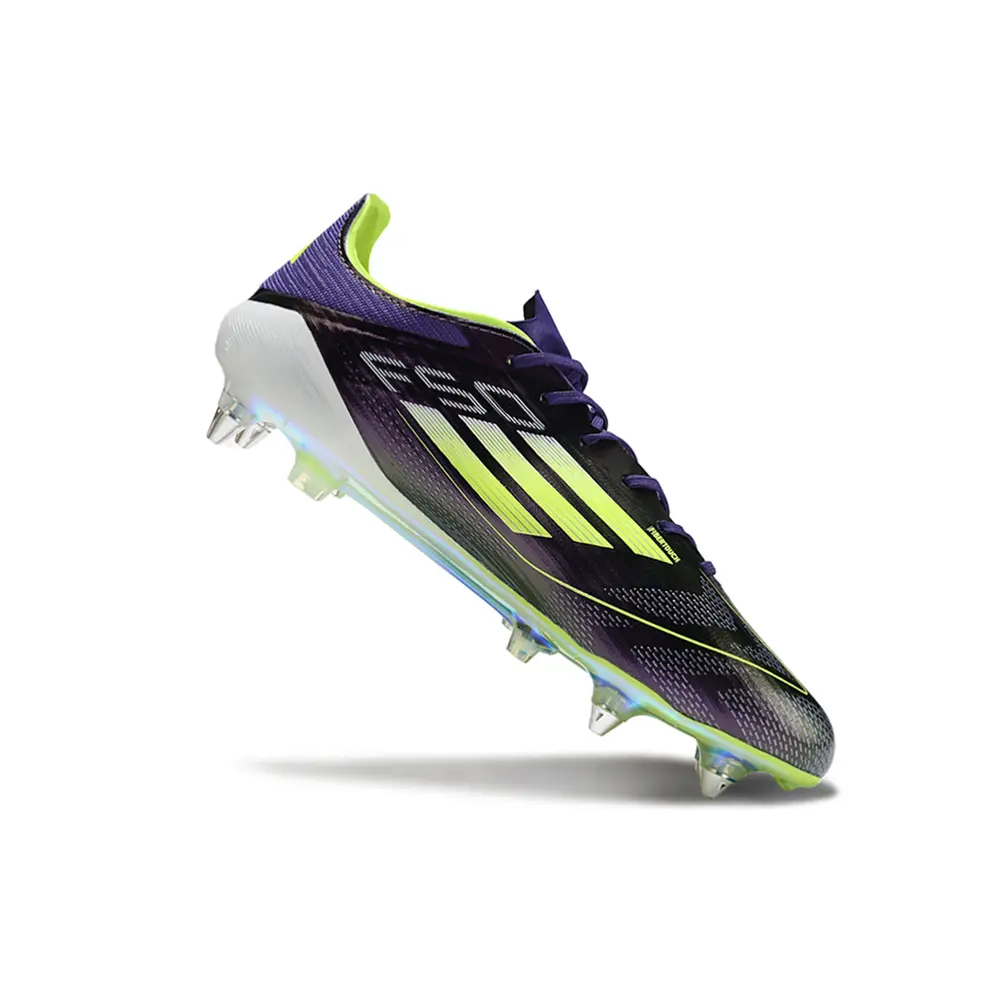 Chuteira Campo Adidas F50 | Alumínio Roxa Verde