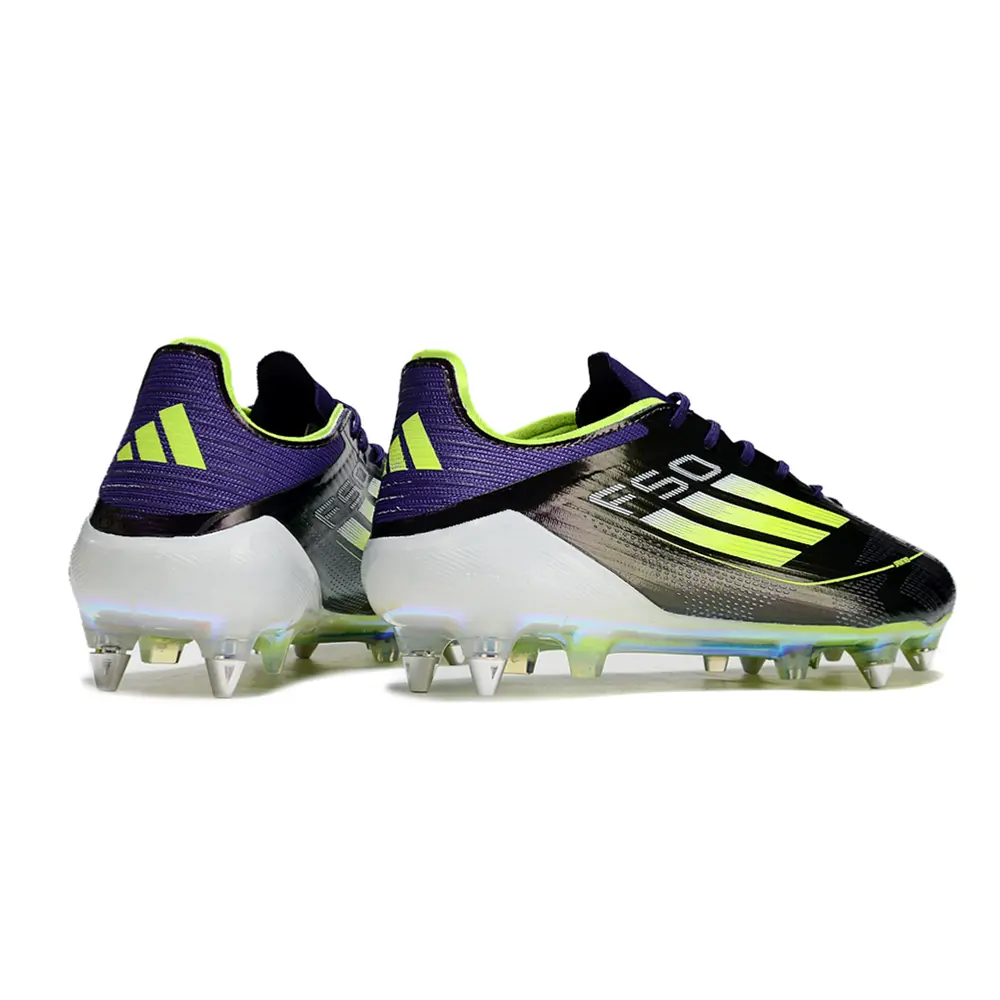 Chuteira Campo Adidas F50 | Alumínio Roxa Verde