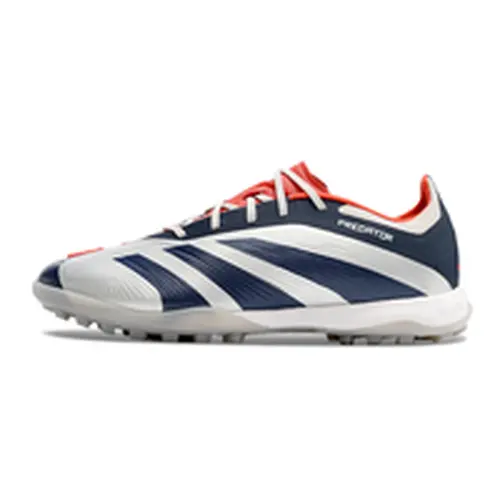 Chuteira Society Adidas Predator Elite TF Prata e Azul 