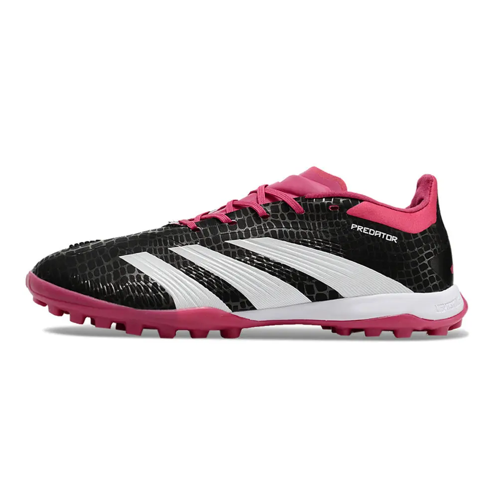 Chuteira Society Adidas Predator Elite TF | Preta e Rosa