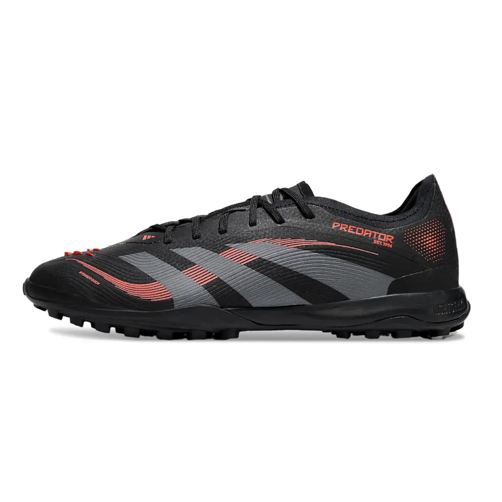 Chuteira Society Adidas Predator Elite TF Preta Vermelha | Conforto