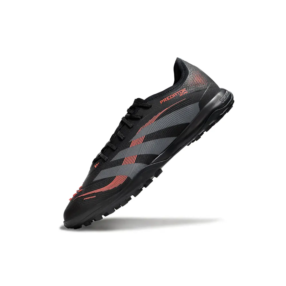 Chuteira Society Adidas Predator Elite TF Preta Vermelha | Conforto