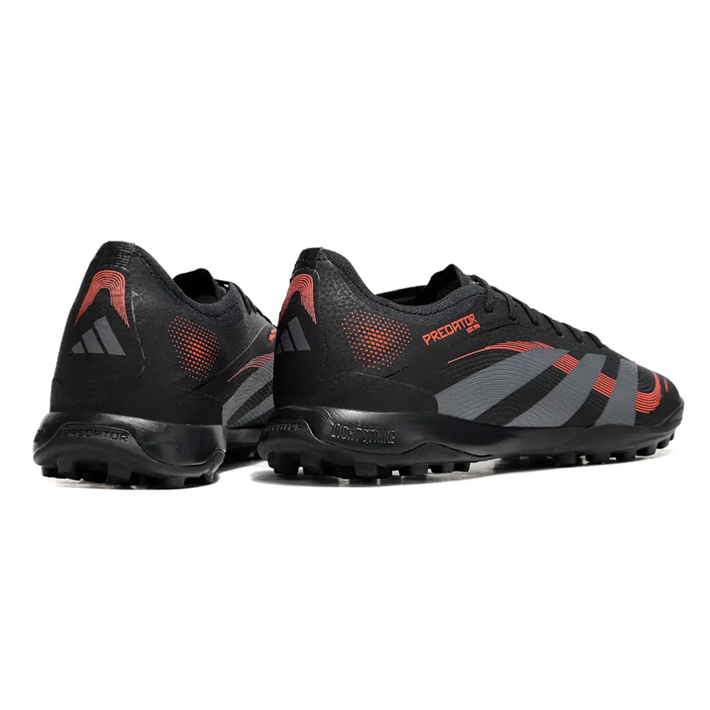 Chuteira Society Adidas Predator Elite TF Preta Vermelha | Conforto