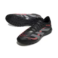Chuteira Society Adidas Predator Elite TF Preta Vermelha | Conforto - imagem 4