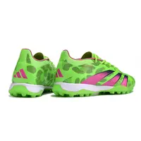 Chuteira Society Adidas Predator Elite TF Verde e Rosa - imagem 3