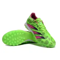 Chuteira Society Adidas Predator Elite TF Verde e Rosa - imagem 4