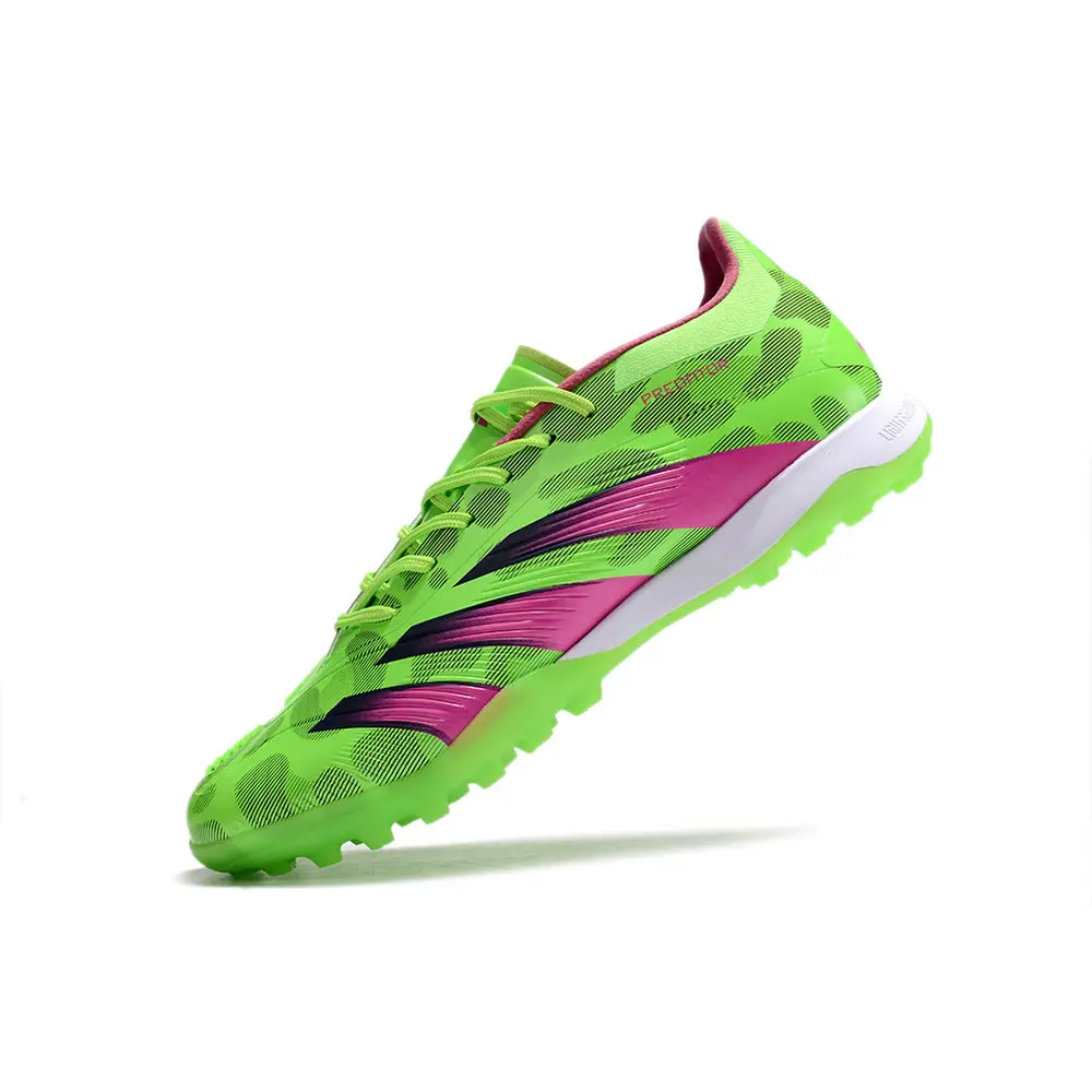 Chuteira Society Adidas Predator Elite TF Verde e Rosa