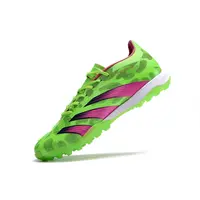 Chuteira Society Adidas Predator Elite TF Verde e Rosa - imagem 5