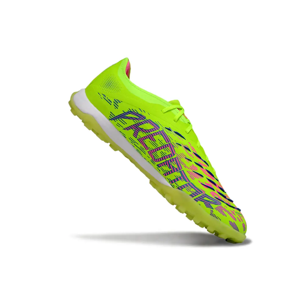 Chuteira Society Adidas Predator Elite TF Verde e Roxo - Farda