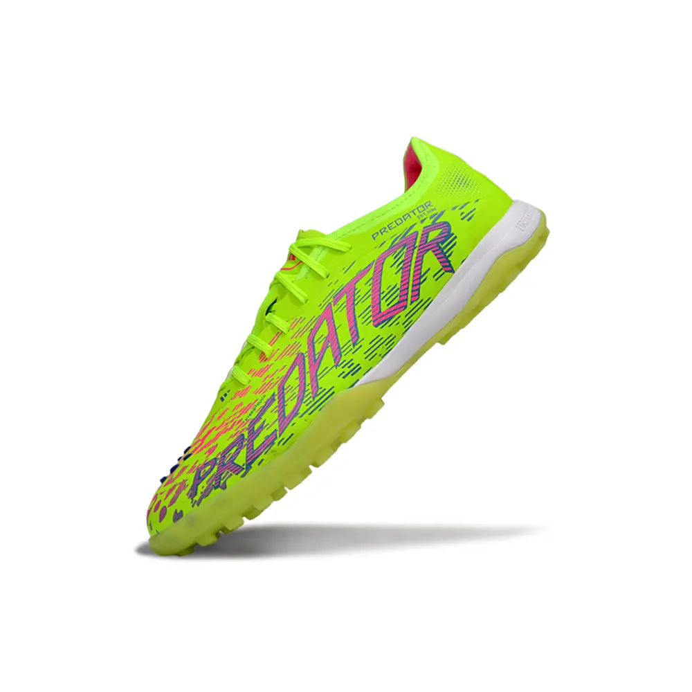Chuteira Society Adidas Predator Elite TF Verde e Roxo - Farda