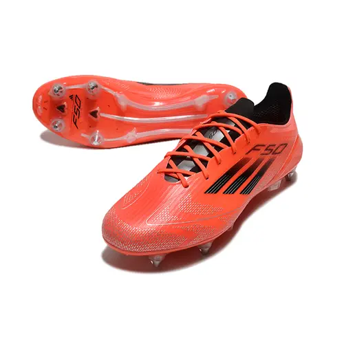 Chuteira Campo Adidas F50 Ponta de Aluminio Vermelha - Vivid Horizon