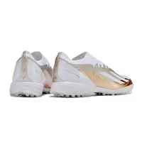 Chuteira Adidas X Crazyfast Messi.1 TF Branca Dourada | Agilidade - imagem 5