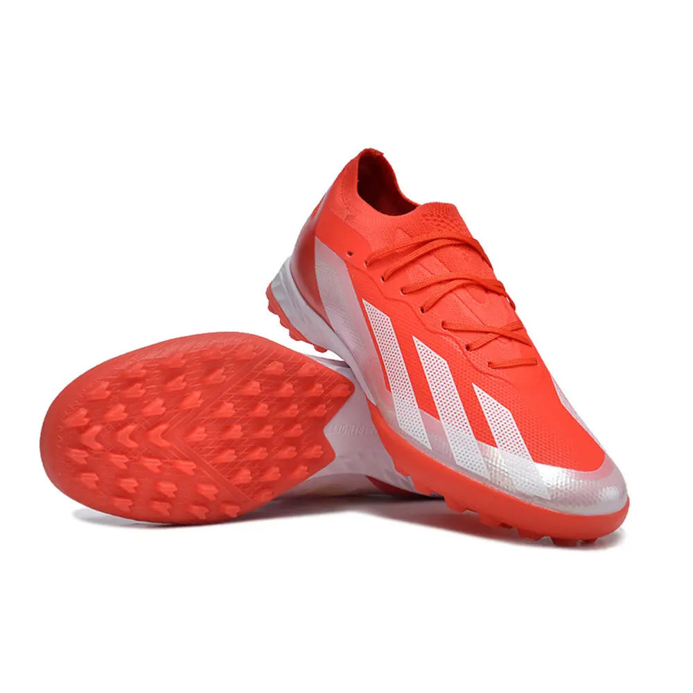 Chuteira Society Adidas X Crazyfast.1 TF Vermelha | Velocidade