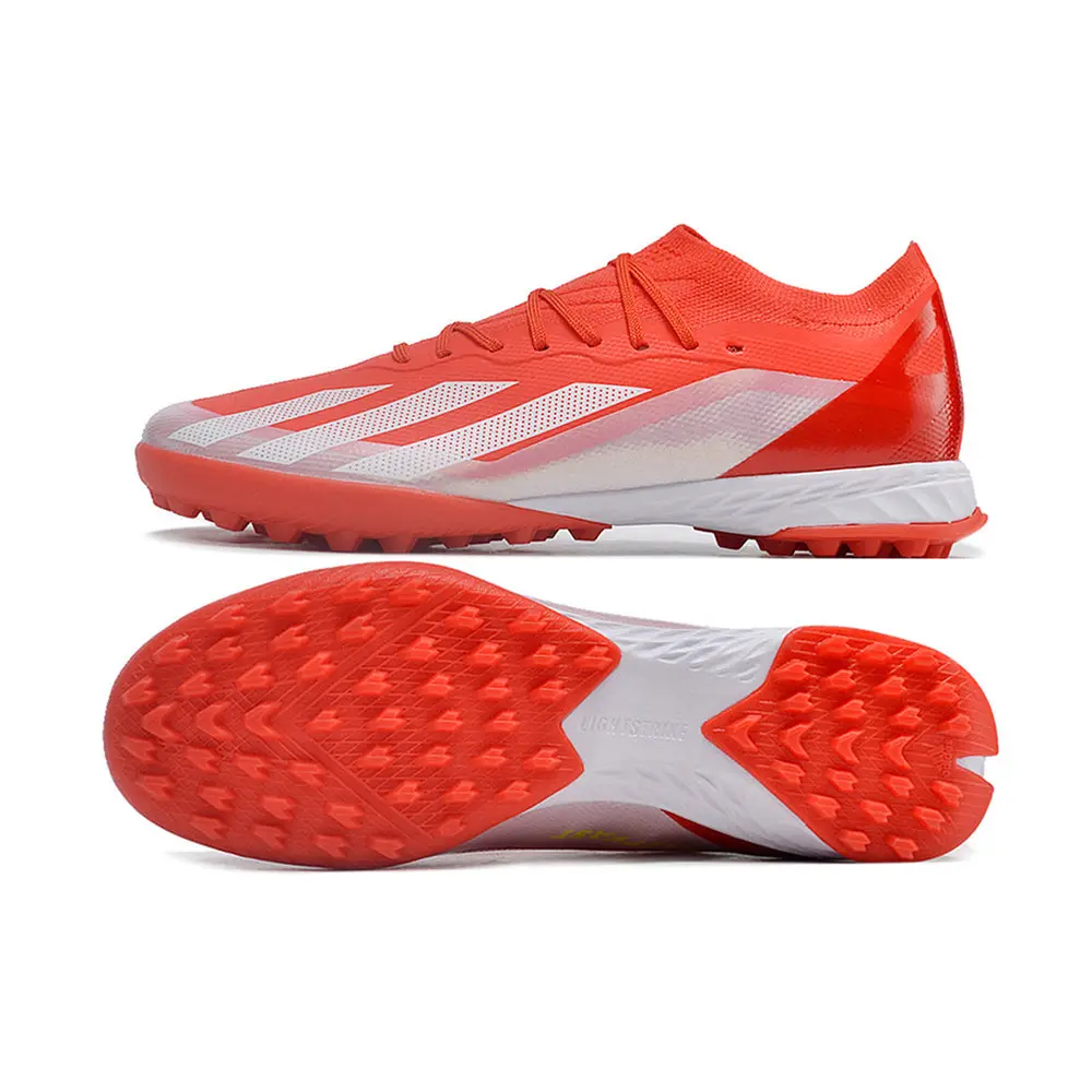 Chuteira Society Adidas X Crazyfast.1 TF Vermelha | Velocidade