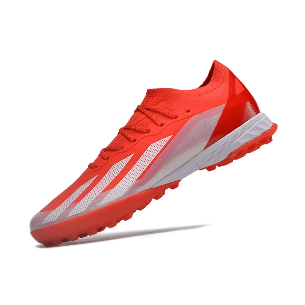 Chuteira Society Adidas X Crazyfast.1 TF Vermelha | Velocidade