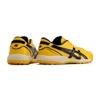 Chuteira Society Asics Japan TF Amarela e Preta | Conforto e Controle - imagem 2