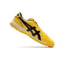 Chuteira Society Asics Japan TF Amarela e Preta | Conforto e Controle - imagem 5