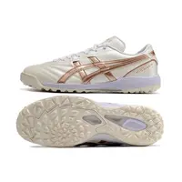 Chuteira Society Asics Japan TF Branca e Bege | Conforto e Estilo - imagem 3