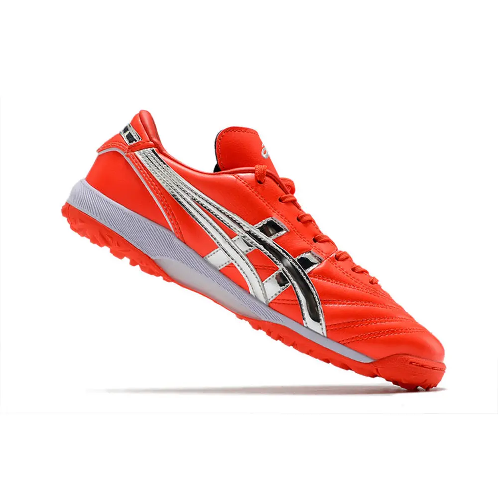 Chuteira Society Asics Japan TF Vermelha