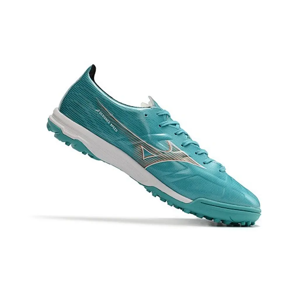 Chuteira Society Mizuno Alpha TF Azul | Velocidade e Conforto - Mizuno