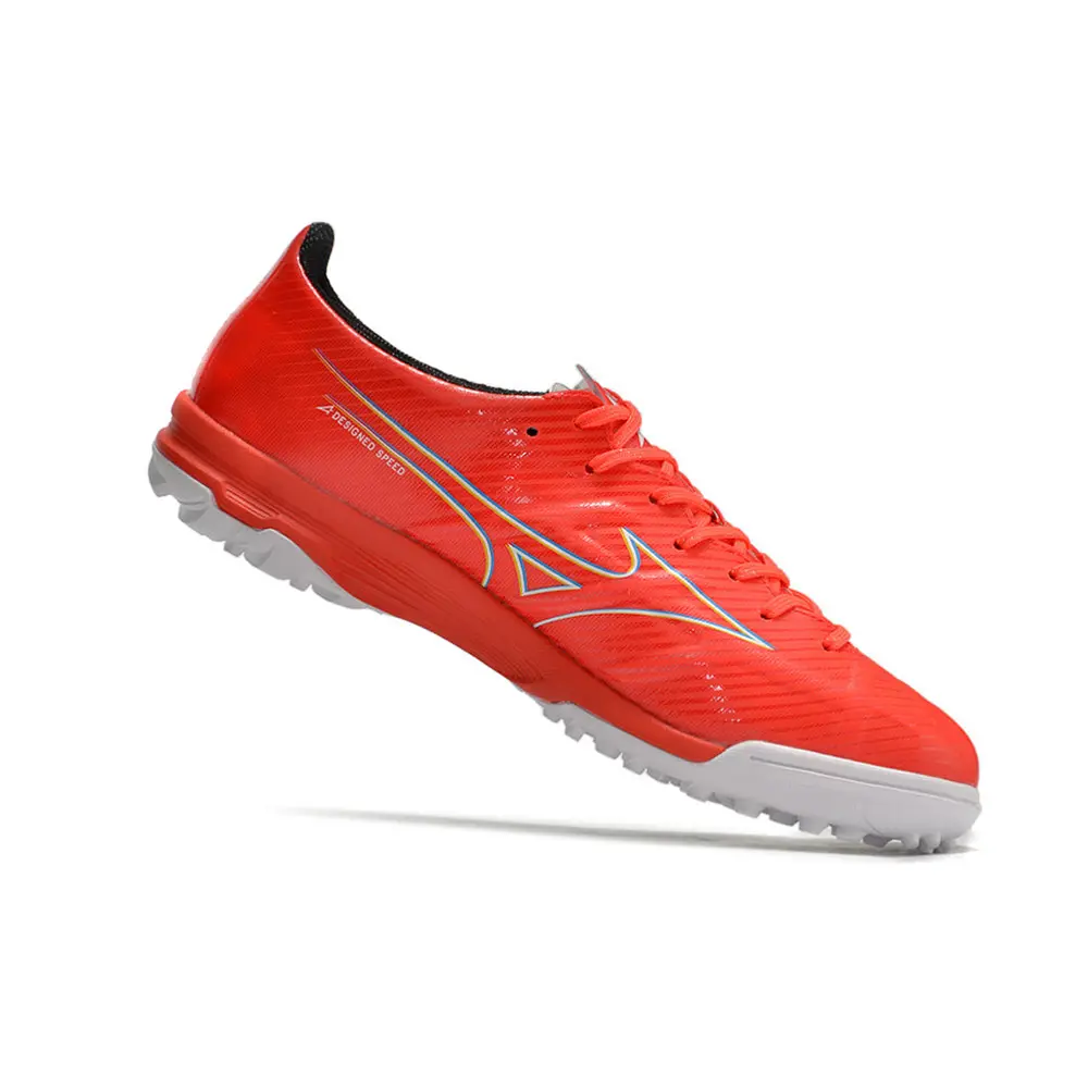 Chuteira Society Mizuno Alpha TF Laranja | Velocidade