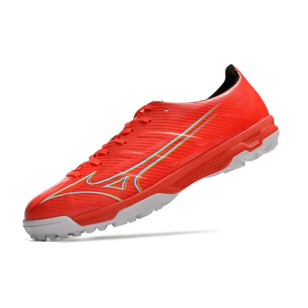 Chuteira Society Mizuno Alpha TF Laranja | Velocidade