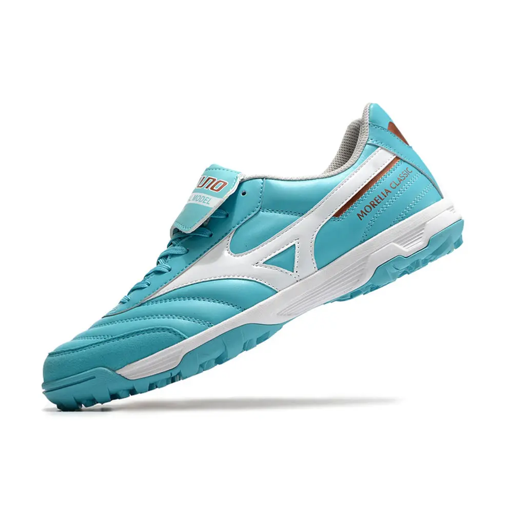 Chuteira Society Mizuno Morelia 3 TF Azul | Leve e Conforto