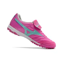 Mizuno Morelia 3 TF | Chuteira Society Leve Rosa e Azul - imagem 4