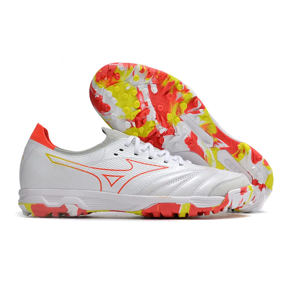 Mizuno Morelia Neo Beta TF Branca e Vermelha | Performance Superior